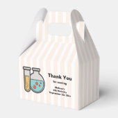 Chemie Test Tube en Beaker Verjaardag Bedankdoosjes (Voorkant Zijde)