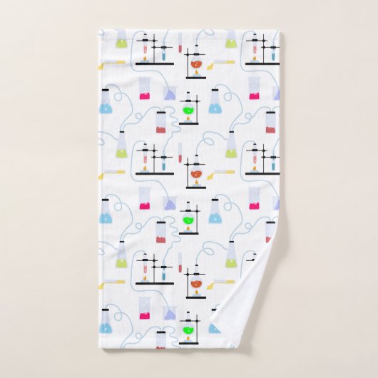 Chemie Test Tubes Lab School Onderwerp Bad Handdoek (Handdoek)