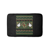 Chemie Ugly Kerstscience Engineer Gift Badmat (Voorkant)