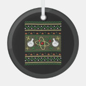 Chemie Ugly Kerstscience Engineer Gift Glas Ornament (Voorkant)