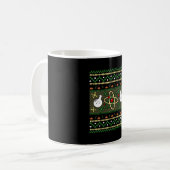 Chemie Ugly Kerstscience Engineer Gift Koffiemok (Voorkant links)