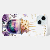 Chemie Verjaardagsfeest Fles en Bloemstuk Ca Case-Mate iPhone Case (Achterkant (horizontaal))