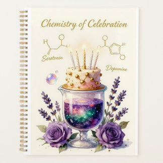 Chemie Verjaardagsfeest Fles en Bloemstuk Ca Planner