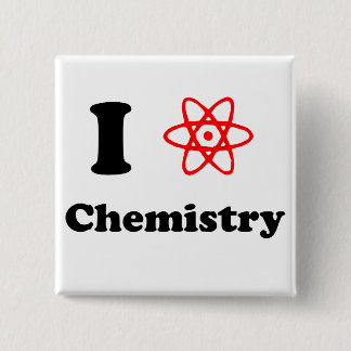 Chemie Vierkante Button 5,1 Cm