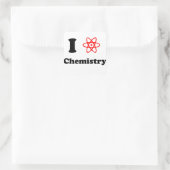 Chemie Vierkante Sticker (Tas)