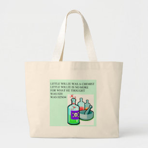 chemie weinig willie rhyme grote tote bag