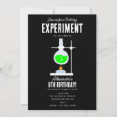 Chemie Wetenschap Experiment Kinderen Verjaardagsf Kaart (Voorkant)