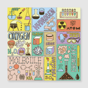 Chemie Wetenschap  Illustratieset