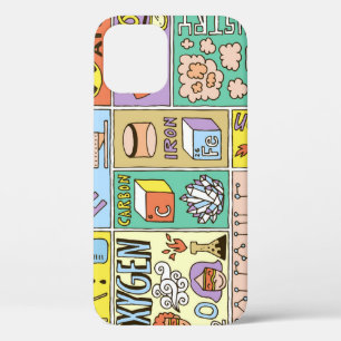 Chemie Wetenschap Illustratieset Case-Mate iPhone Case