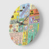 Chemie Wetenschap Illustratieset Grote Klok (Hoek)