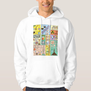 Chemie Wetenschap Illustratieset Hoodie