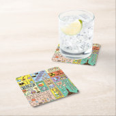 Chemie Wetenschap  Illustratieset Kartonnen Onderzetters (Insitu)