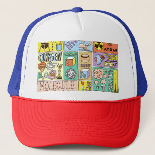 Chemie Wetenschap Illustratieset Trucker Pet