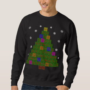 Chemie Wetenschap Kerst Sweater Look
