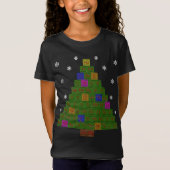 Chemie Wetenschap Kerst Sweater Look T-shirt (Voorkant)