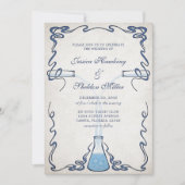 Chemie Wetenschap Leraar Bruiloft Uitnodigingen (Voorkant)