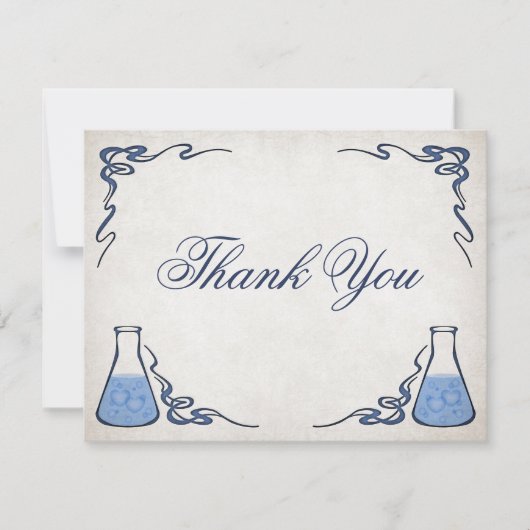 Chemie Wetenschap Leraar Bruiloft Uitnodigingen (Voorkant)