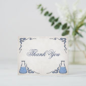 Chemie Wetenschap Leraar Bruiloft Uitnodigingen (Staand voorkant)