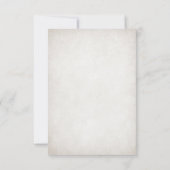 Chemie Wetenschap Leraar Bruiloft Uitnodigingen (Achterkant)