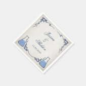 Chemie Wetenschap Leraar Bruiloft Uitnodigingen Servet (Hoek)