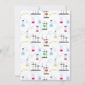 Chemie Wetenschap Test Tubes Kids Verjaardagsfeest Kaart (Achterkant)
