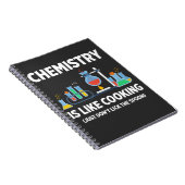 Chemie Wetenschap zoals koken likt niet op Spoon Notitieboek (Rechterzijde)