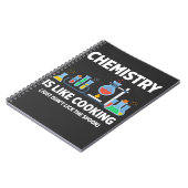 Chemie Wetenschap zoals koken likt niet op Spoon Notitieboek (Linkerzijde)