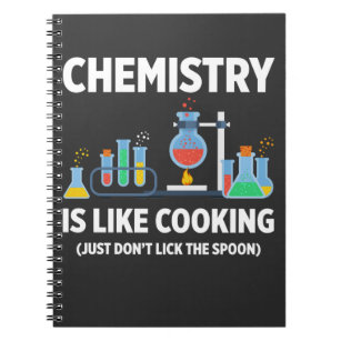 Chemie Wetenschap zoals koken likt niet op Spoon Notitieboek