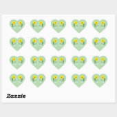 Chemie Zonnebloem Hart Sticker (Vel)