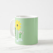 Chemie Zonnebloem Koffiemok (Voorkant links)