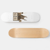Chemiebeer ontdekte bier skateboard (Horizontaal)
