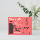 Chemiereklame DDR Briefkaart (Staand voorkant)