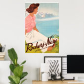 Chemin de Fer des Rochers de Naye, sur Montreux, Poster (Thuiskantoor)