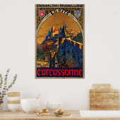 Chemin de fer d'Orléans et du midi, Carcassonne Poster (Keuken)