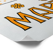 Chemin-de-Fer Martigny-Orsières,Schweiz,Spoorweg Poster (Hoek)