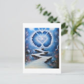 Chemin du coeur briefkaart (Staand voorkant)