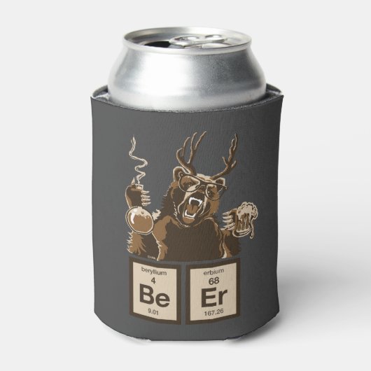 Chemisch beer ontdekte bier blikjeskoeler (Blikje Voorkant)