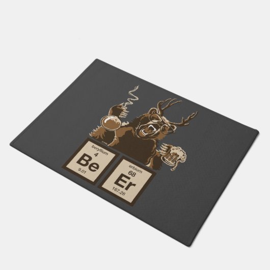 Chemisch beer ontdekte bier deurmat (Schuin)