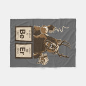 Chemisch beer ontdekte bier fleece deken (Voorkant (Horizontaal))