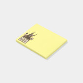 Chemisch beer ontdekte bier post-it® notes (Schuin)