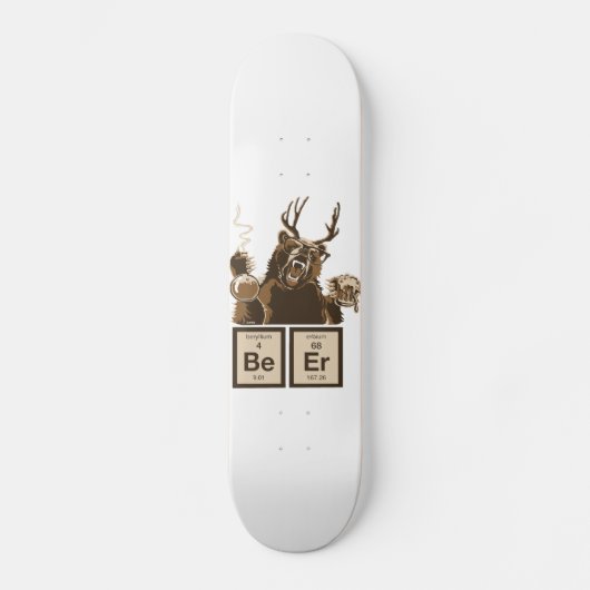 Chemisch beer ontdekte bier skateboard (Voorkant)