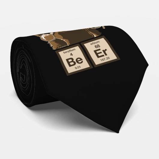 Chemisch beer ontdekte bier stropdas (Opgerold)