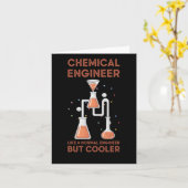 Chemisch ingenieur als een normale ingenieur, maar kaart (Gele Bloem)