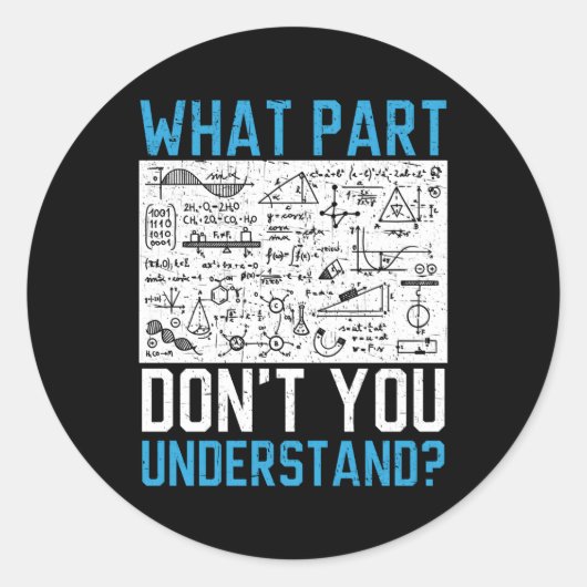 Chemisch ingenieur Chemie Periodieke Tabel Ronde Sticker (Voorkant)