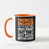 Chemisch ingenieur I probeer dingen grappig te mak Mok (Links)