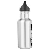 Chemisch ingenieur karakter waterfles (Links)