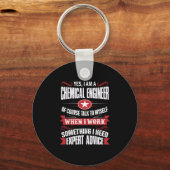 Chemisch Ingenieur KERSTMIS GIFT Sleutelhanger (Voorkant)