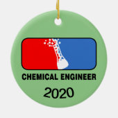 Chemisch Ingenieur Liga Keramisch Ornament (Achterkant)