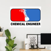 Chemisch Ingenieur Liga Poster (Thuiskantoor)