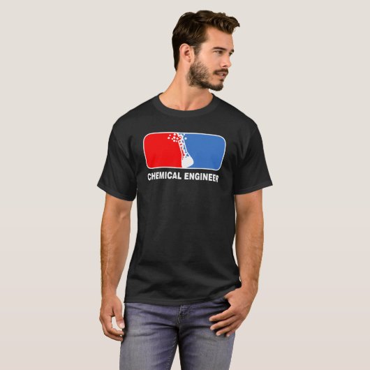 Chemisch Ingenieur Liga T-shirt (Voorkant volledig)